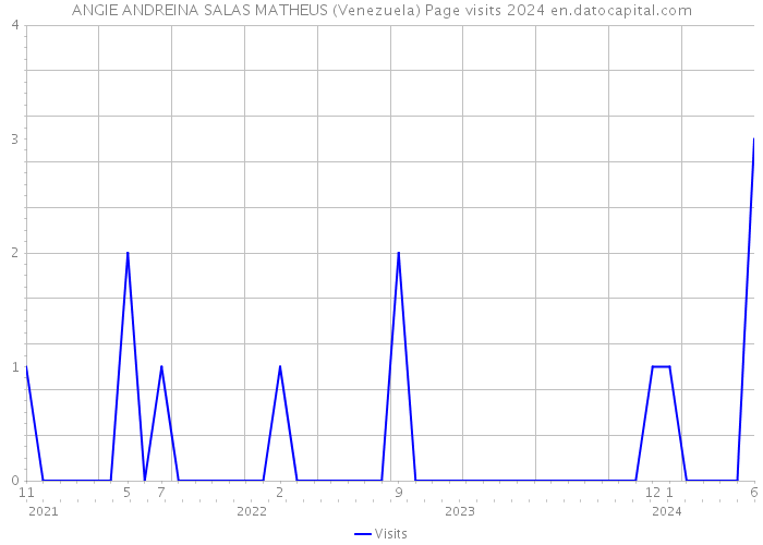 ANGIE ANDREINA SALAS MATHEUS (Venezuela) Page visits 2024 