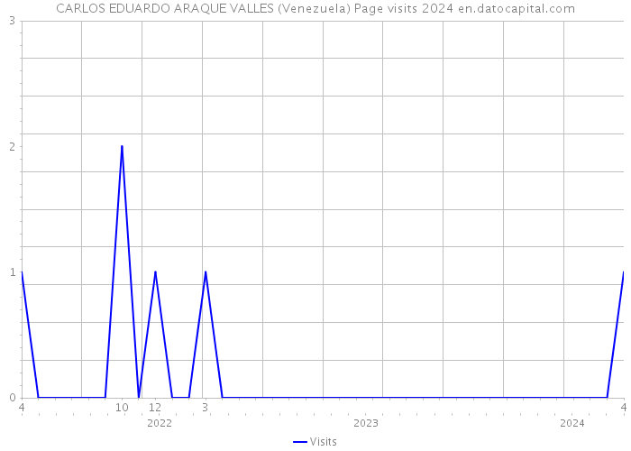 CARLOS EDUARDO ARAQUE VALLES (Venezuela) Page visits 2024 