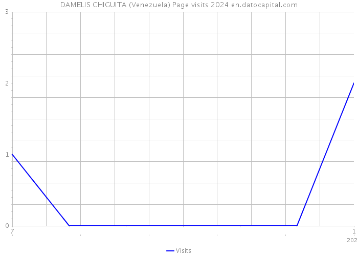 DAMELIS CHIGUITA (Venezuela) Page visits 2024 