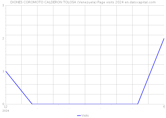 DIONES COROMOTO CALDERON TOLOSA (Venezuela) Page visits 2024 