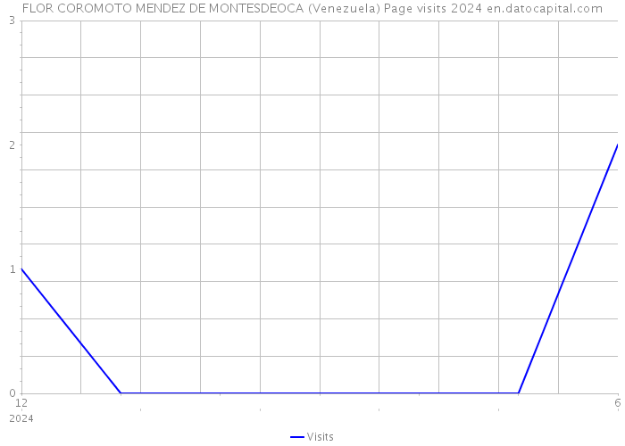 FLOR COROMOTO MENDEZ DE MONTESDEOCA (Venezuela) Page visits 2024 
