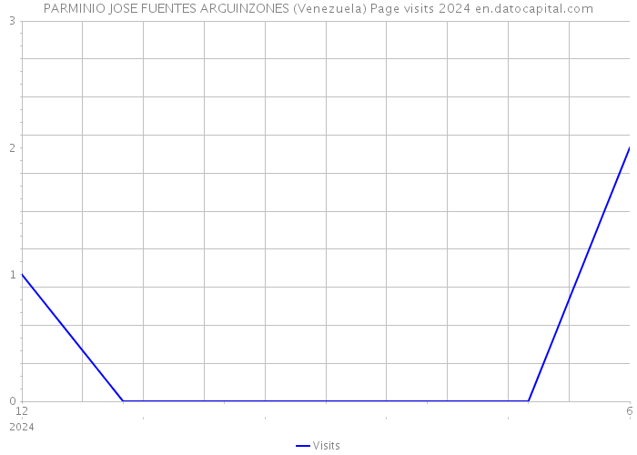 PARMINIO JOSE FUENTES ARGUINZONES (Venezuela) Page visits 2024 