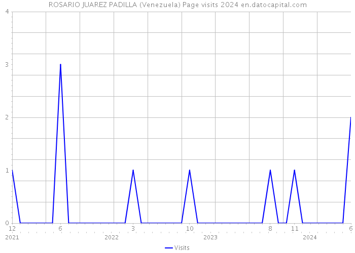 ROSARIO JUAREZ PADILLA (Venezuela) Page visits 2024 