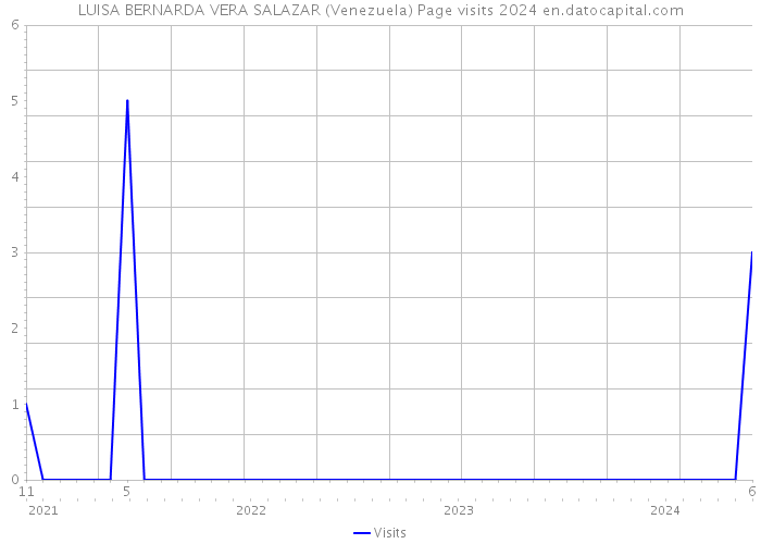 LUISA BERNARDA VERA SALAZAR (Venezuela) Page visits 2024 