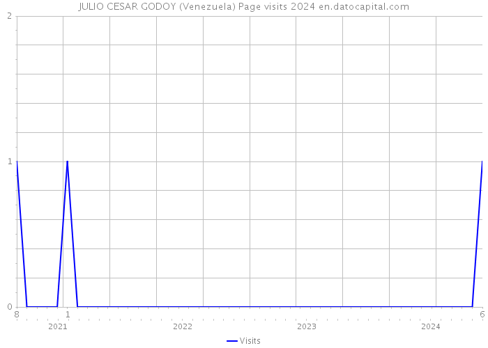 JULIO CESAR GODOY (Venezuela) Page visits 2024 