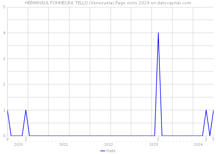 HERMINSUL FONNEGRA TELLO (Venezuela) Page visits 2024 
