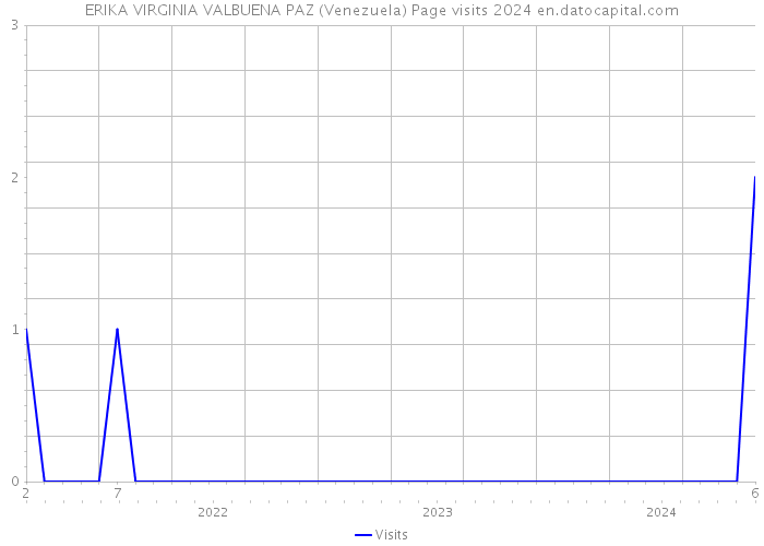 ERIKA VIRGINIA VALBUENA PAZ (Venezuela) Page visits 2024 