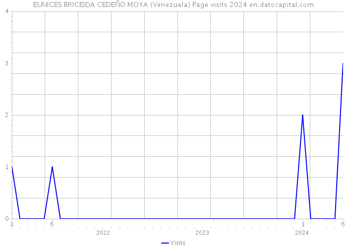 EUNICES BRICEIDA CEDEÑO MOYA (Venezuela) Page visits 2024 