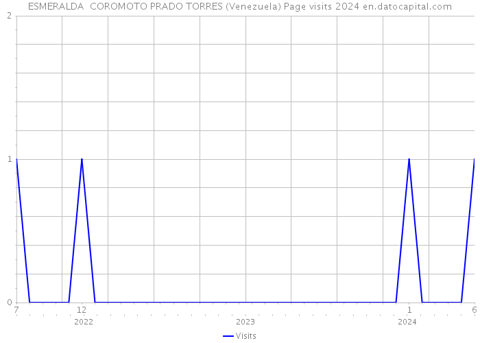 ESMERALDA COROMOTO PRADO TORRES (Venezuela) Page visits 2024 