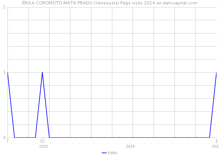 ERIKA COROMOTO MATA PRADO (Venezuela) Page visits 2024 