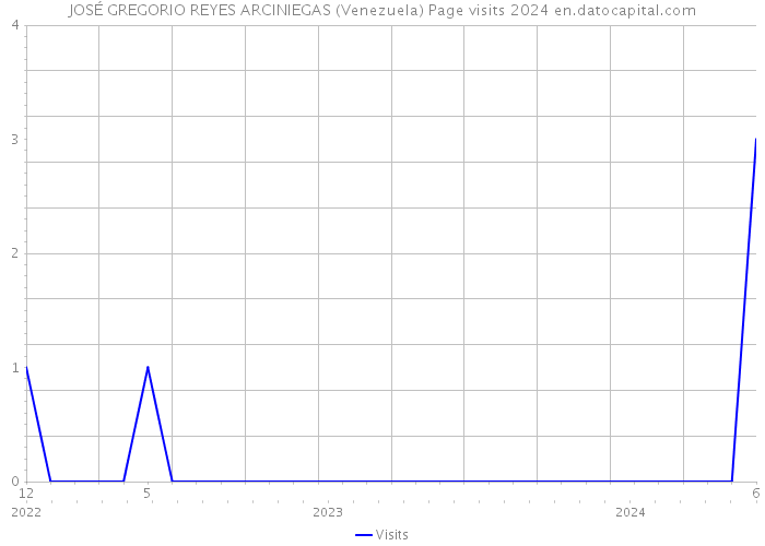 JOSÉ GREGORIO REYES ARCINIEGAS (Venezuela) Page visits 2024 