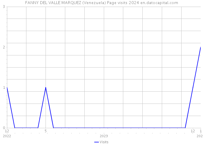 FANNY DEL VALLE MARQUEZ (Venezuela) Page visits 2024 