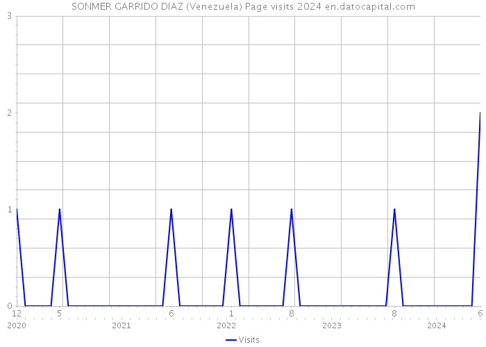 SONMER GARRIDO DIAZ (Venezuela) Page visits 2024 