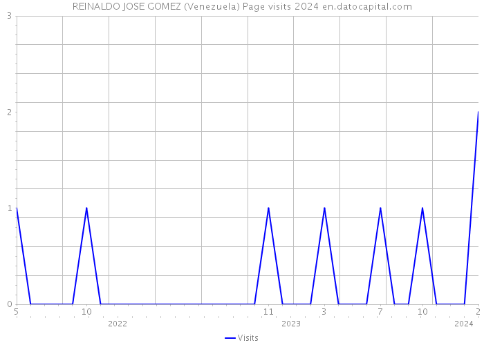 REINALDO JOSE GOMEZ (Venezuela) Page visits 2024 