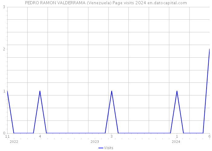 PEDRO RAMON VALDERRAMA (Venezuela) Page visits 2024 