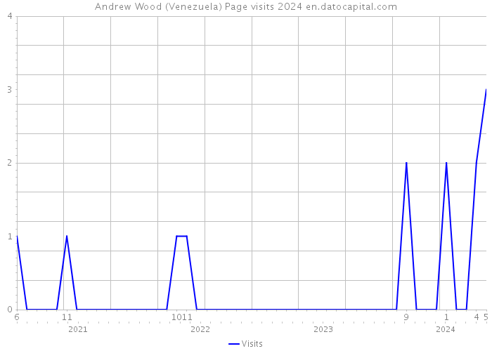 Andrew Wood (Venezuela) Page visits 2024 