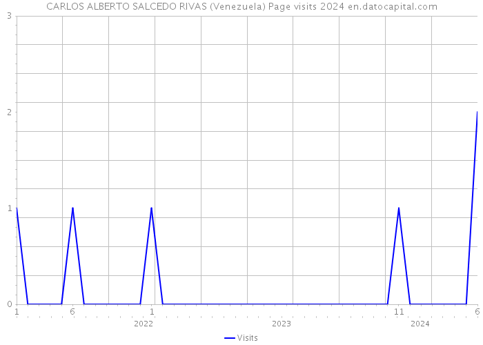 CARLOS ALBERTO SALCEDO RIVAS (Venezuela) Page visits 2024 