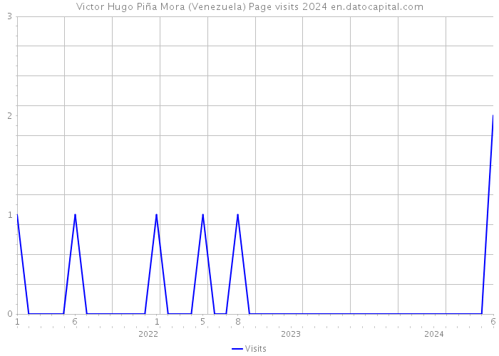 Victor Hugo Piña Mora (Venezuela) Page visits 2024 