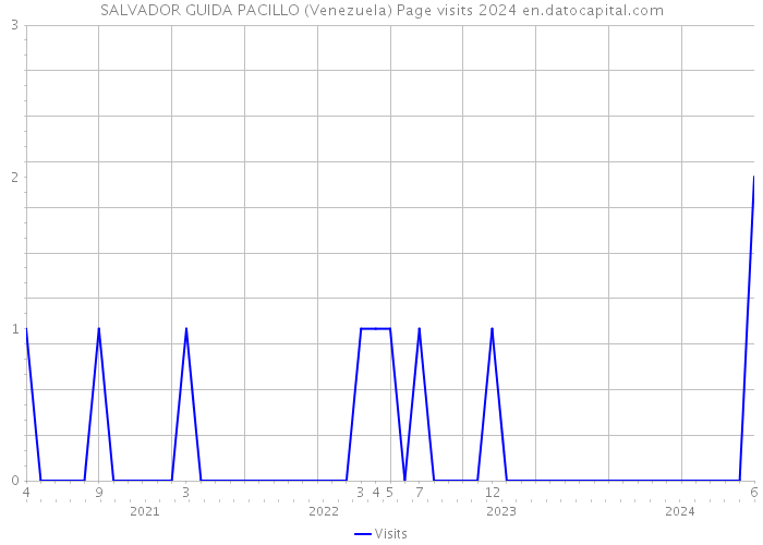 SALVADOR GUIDA PACILLO (Venezuela) Page visits 2024 