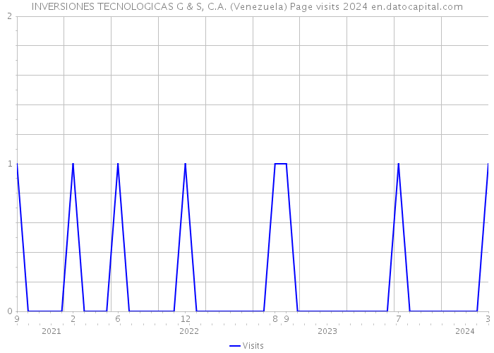 INVERSIONES TECNOLOGICAS G & S, C.A. (Venezuela) Page visits 2024 