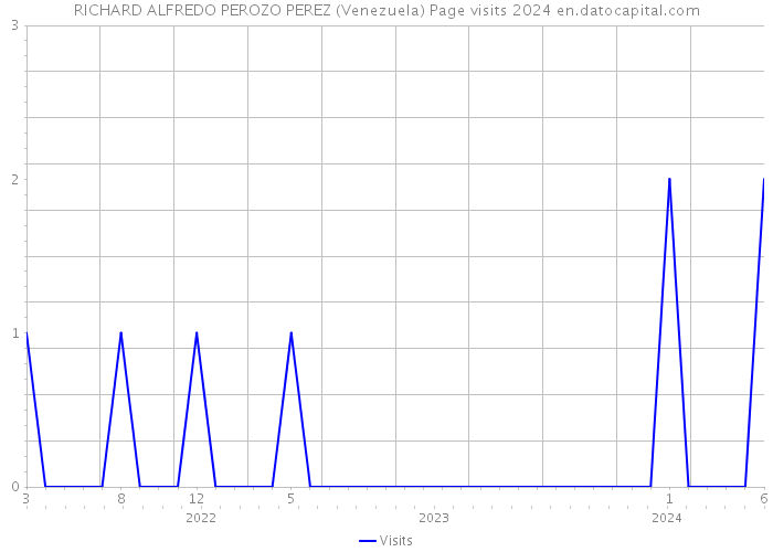 RICHARD ALFREDO PEROZO PEREZ (Venezuela) Page visits 2024 