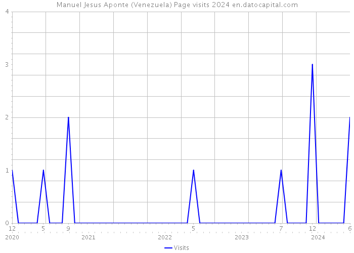 Manuel Jesus Aponte (Venezuela) Page visits 2024 