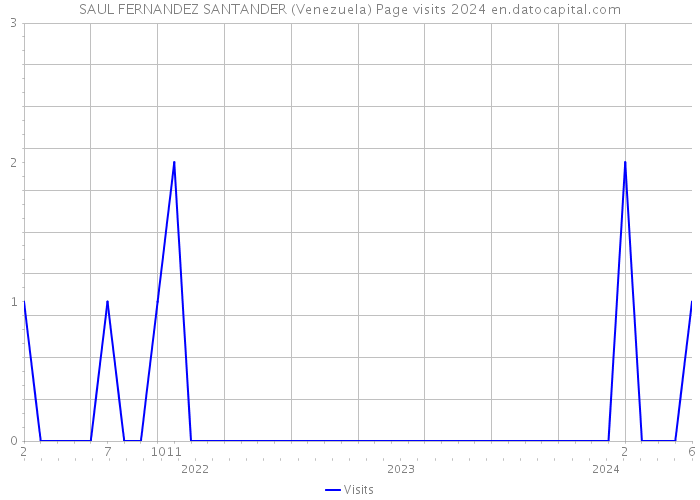 SAUL FERNANDEZ SANTANDER (Venezuela) Page visits 2024 