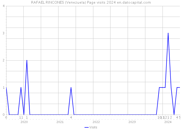 RAFAEL RINCONES (Venezuela) Page visits 2024 