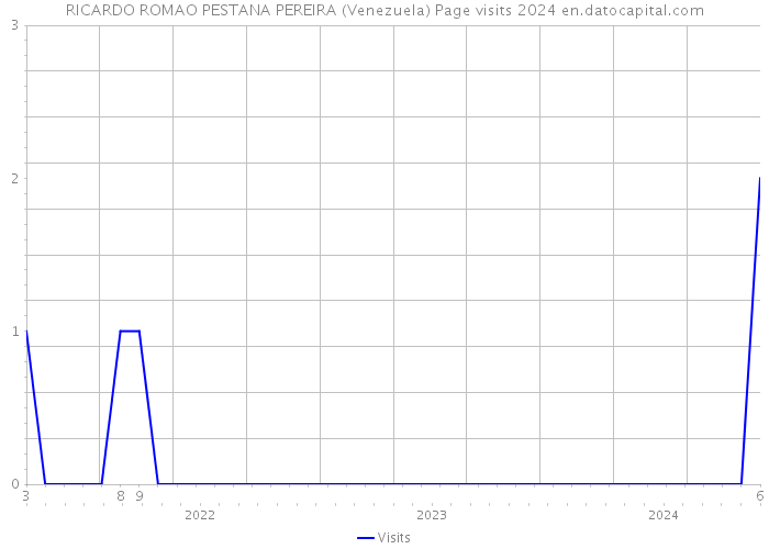 RICARDO ROMAO PESTANA PEREIRA (Venezuela) Page visits 2024 