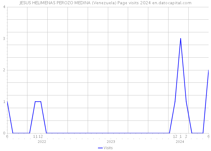 JESUS HELIMENAS PEROZO MEDINA (Venezuela) Page visits 2024 