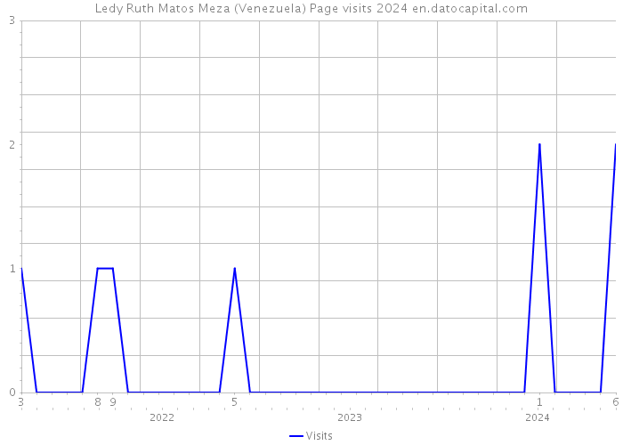 Ledy Ruth Matos Meza (Venezuela) Page visits 2024 