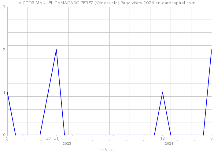 VICTOR MANUEL CAMACARO PEREZ (Venezuela) Page visits 2024 