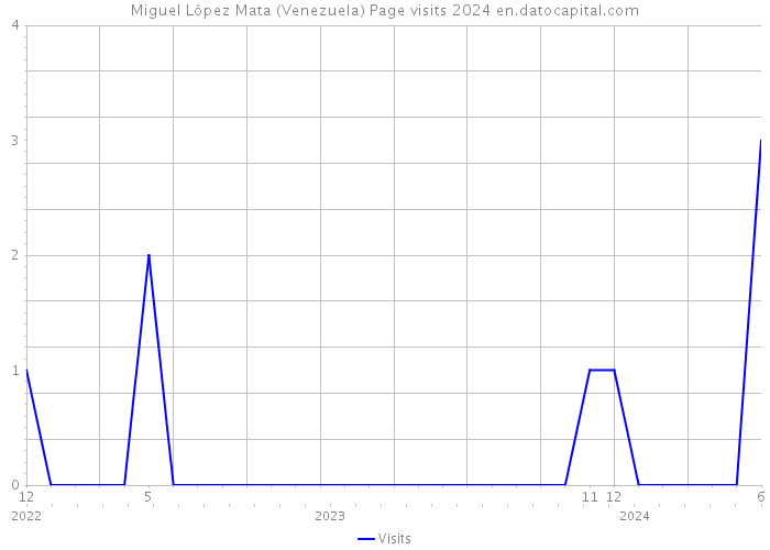 Miguel López Mata (Venezuela) Page visits 2024 