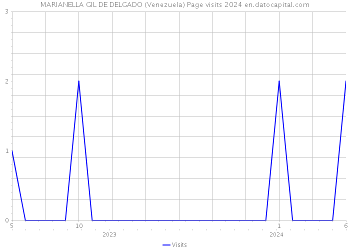 MARIANELLA GIL DE DELGADO (Venezuela) Page visits 2024 