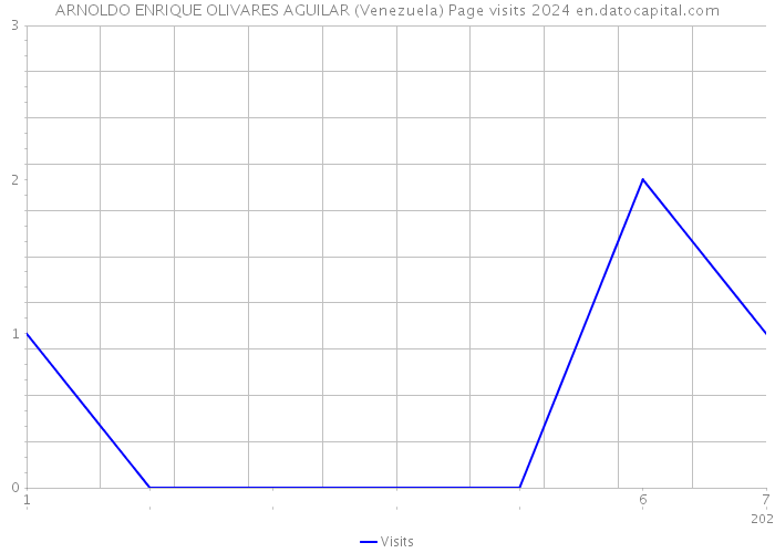 ARNOLDO ENRIQUE OLIVARES AGUILAR (Venezuela) Page visits 2024 