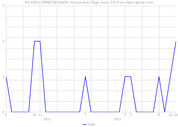 RICARDO PEREZ BOHADA (Venezuela) Page visits 2024 