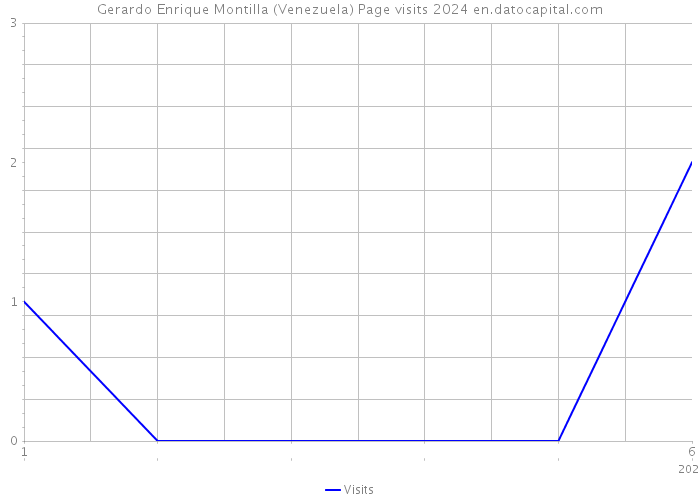 Gerardo Enrique Montilla (Venezuela) Page visits 2024 