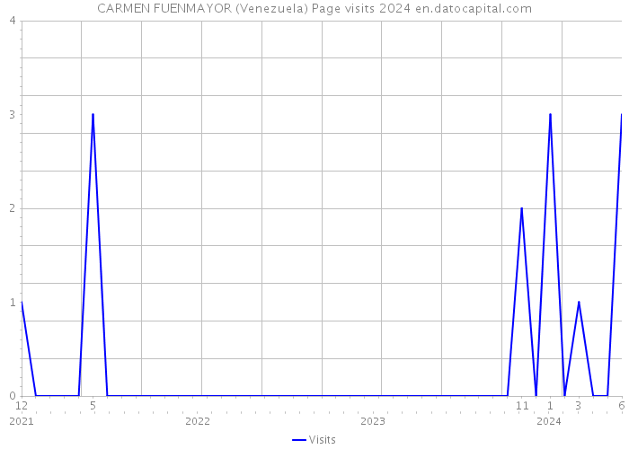 CARMEN FUENMAYOR (Venezuela) Page visits 2024 