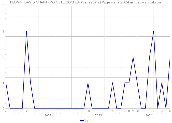 KELWIN DAVID CHAPARRO OSTEICOCHEA (Venezuela) Page visits 2024 