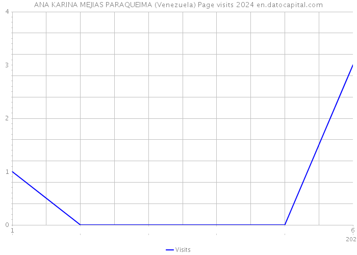 ANA KARINA MEJIAS PARAQUEIMA (Venezuela) Page visits 2024 