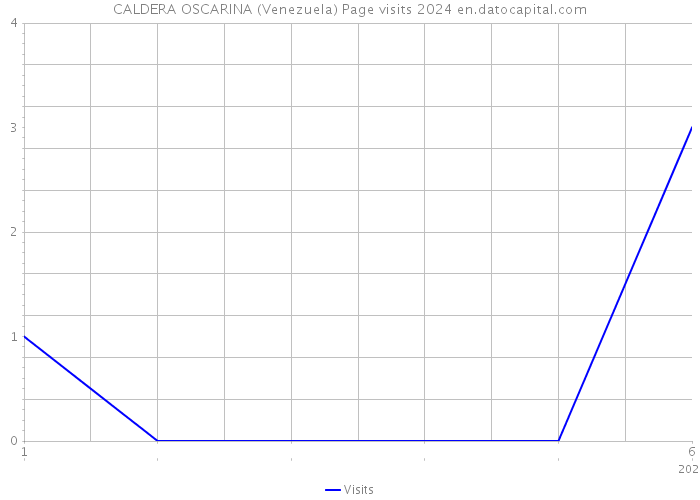 CALDERA OSCARINA (Venezuela) Page visits 2024 