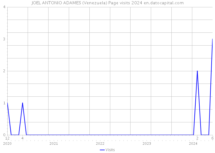 JOEL ANTONIO ADAMES (Venezuela) Page visits 2024 