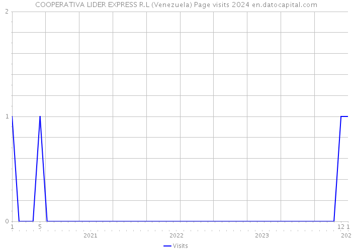 COOPERATIVA LIDER EXPRESS R.L (Venezuela) Page visits 2024 