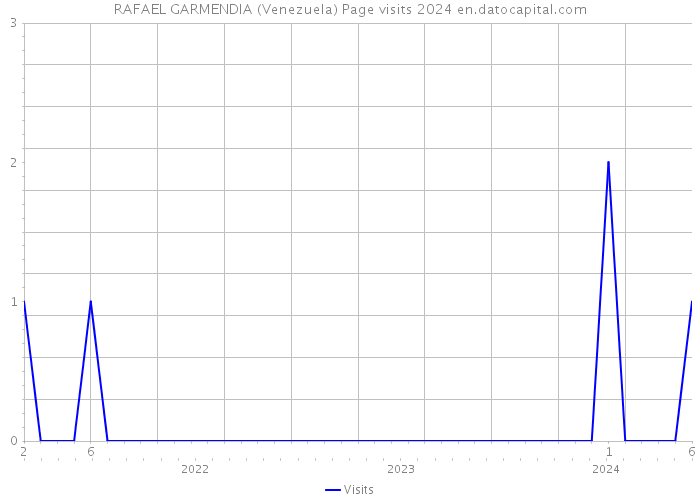 RAFAEL GARMENDIA (Venezuela) Page visits 2024 