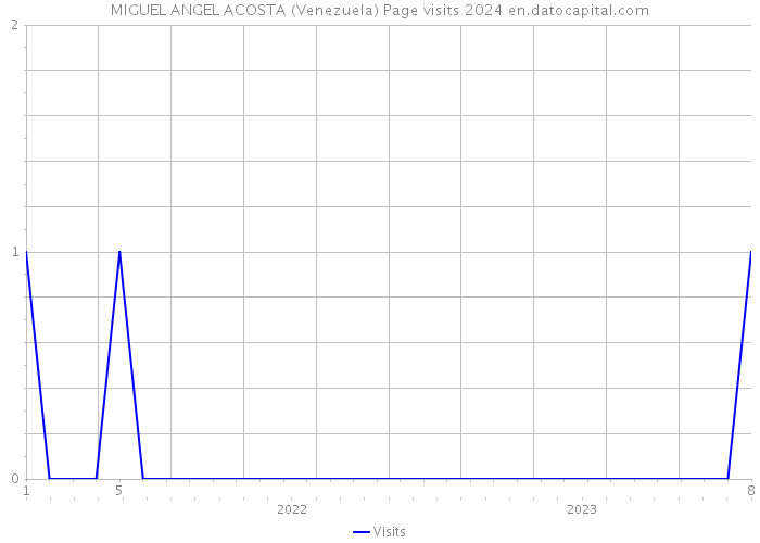 MIGUEL ANGEL ACOSTA (Venezuela) Page visits 2024 