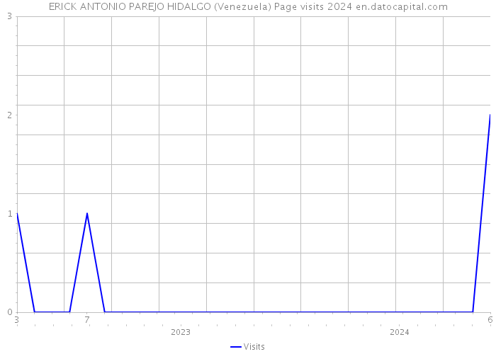 ERICK ANTONIO PAREJO HIDALGO (Venezuela) Page visits 2024 