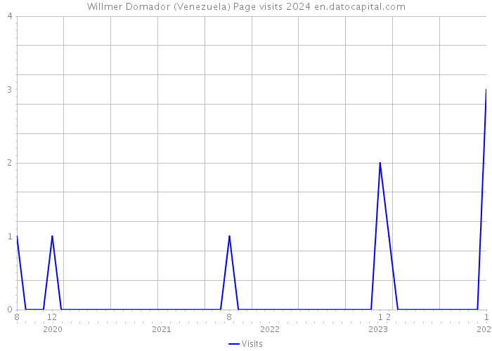 Willmer Domador (Venezuela) Page visits 2024 