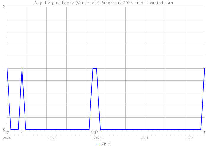Angel Miguel Lopez (Venezuela) Page visits 2024 