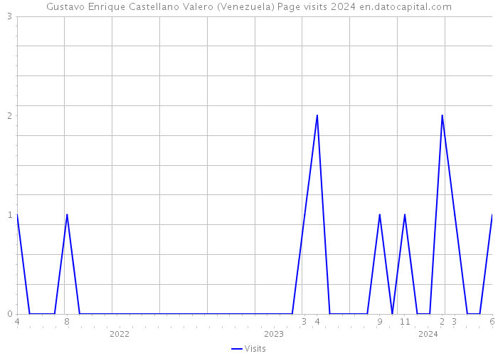 Gustavo Enrique Castellano Valero (Venezuela) Page visits 2024 