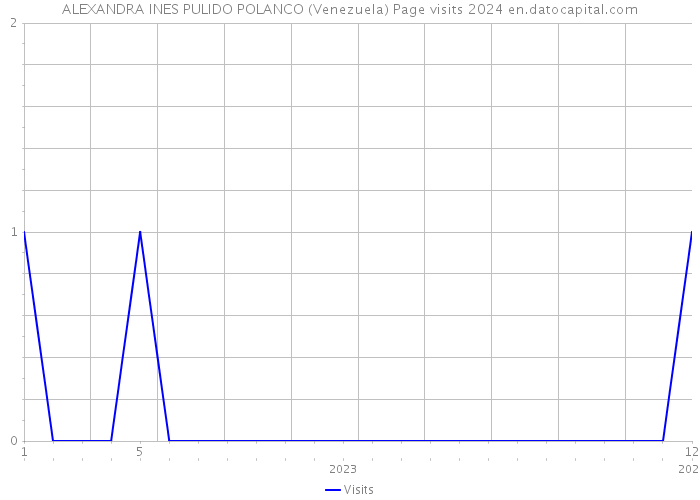 ALEXANDRA INES PULIDO POLANCO (Venezuela) Page visits 2024 